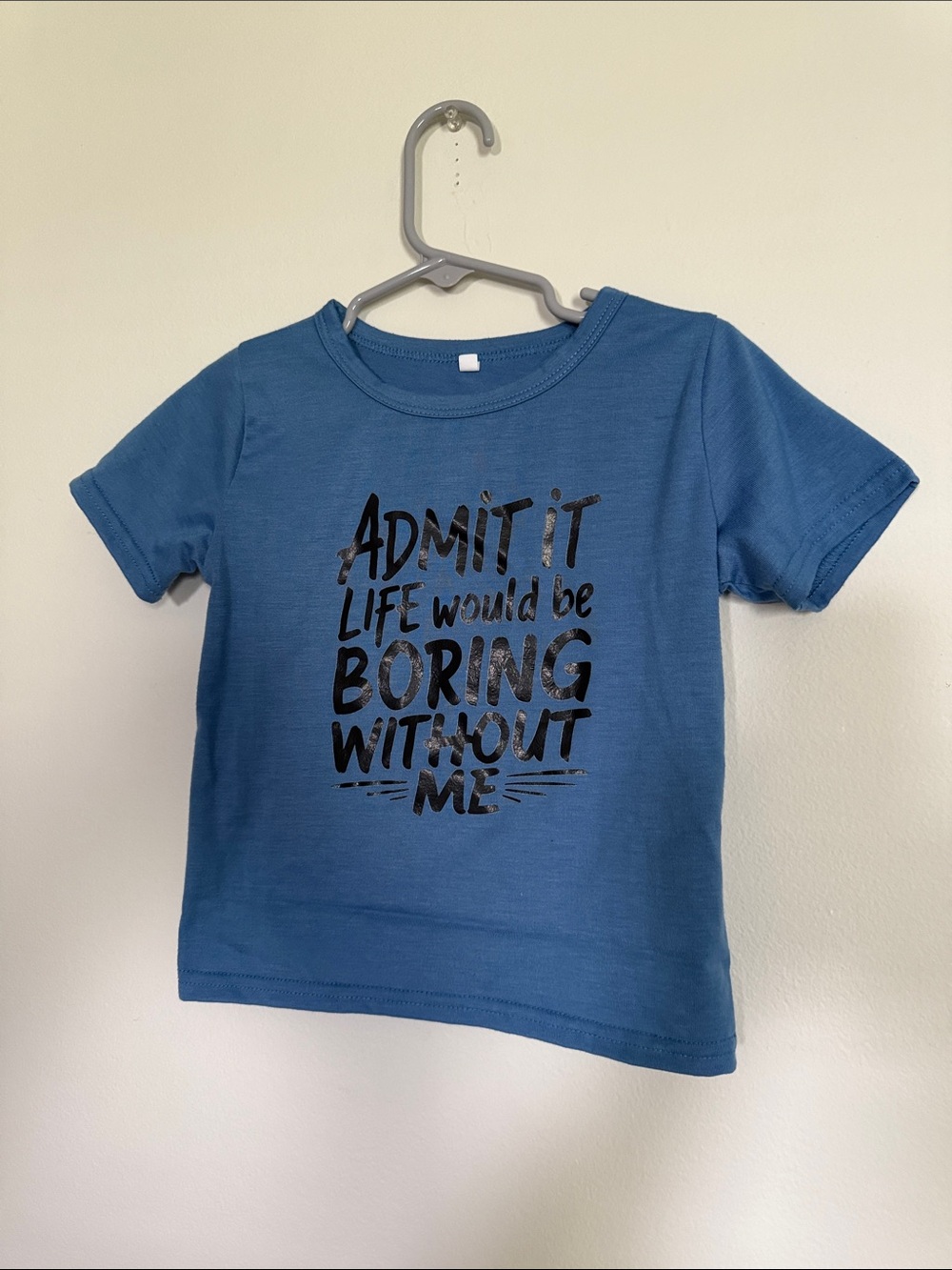 Toddler blue top